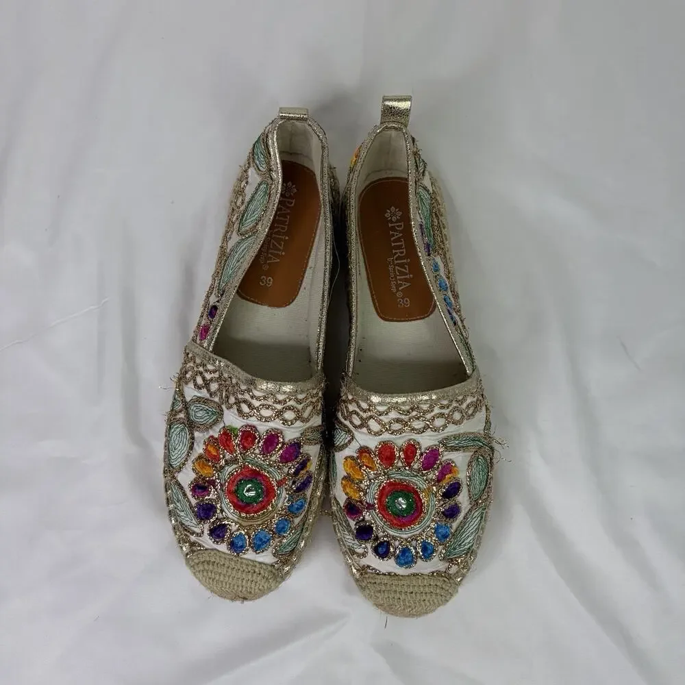 Patrizia By Spring Step Espadrille Shoes Size 39/8.5 Maylis-WM, summer, boho